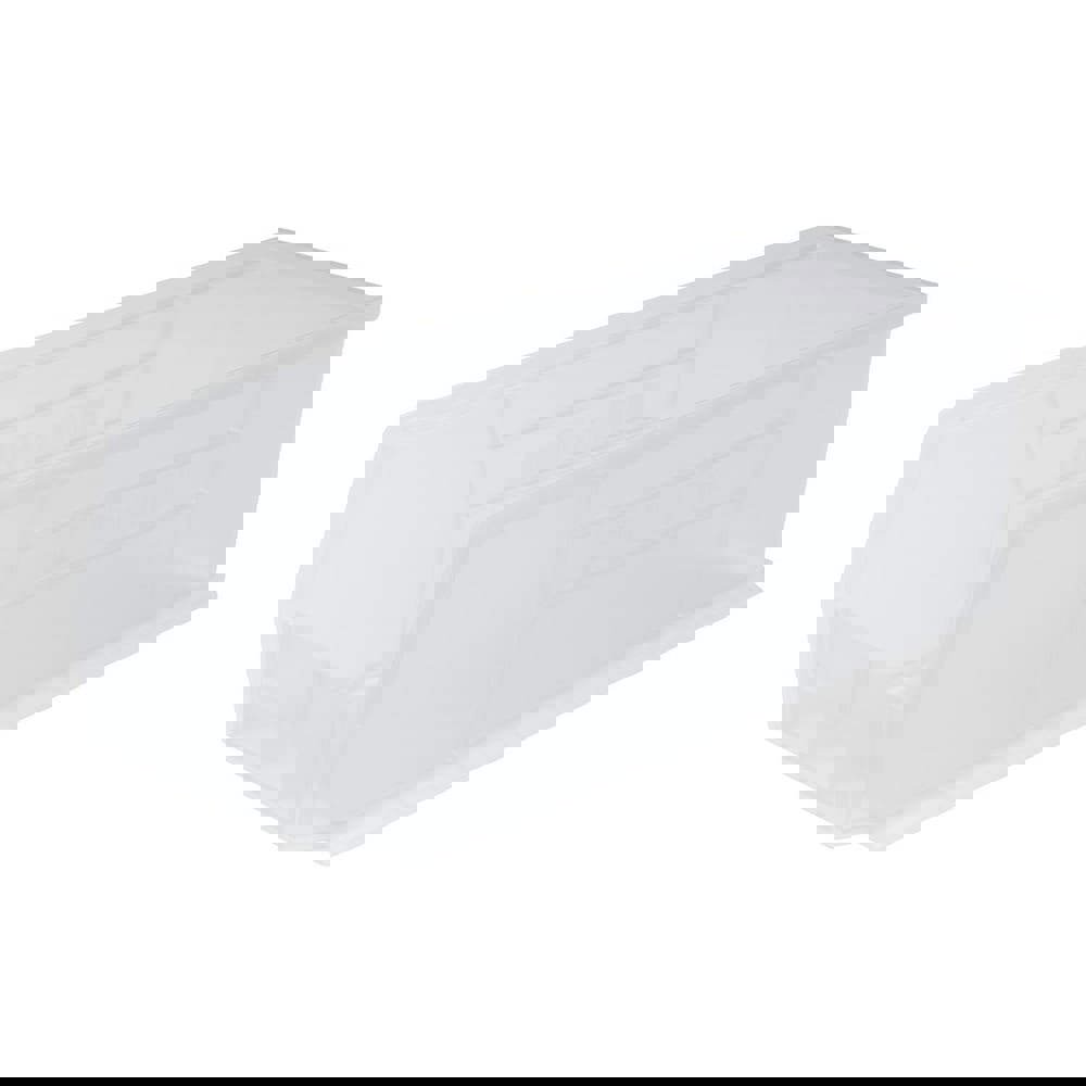 Plastic Hopper Stacking Bin: Clear